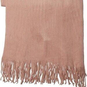 Steve Madden SS & Yarn Pom Blush Oversized Scarf Wrap